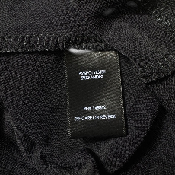 TORRID Midi Studio Knit Hi-Low Black Womens waist sash dress size 1x (14-16) - Picture 13 of 15